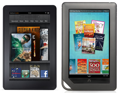 Kindle Reader Nook on Kindle Fire Vs Nook Color   The Ebook Reader Blog   Ereader And Tablet