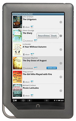Sony Ebook Reader Public Library