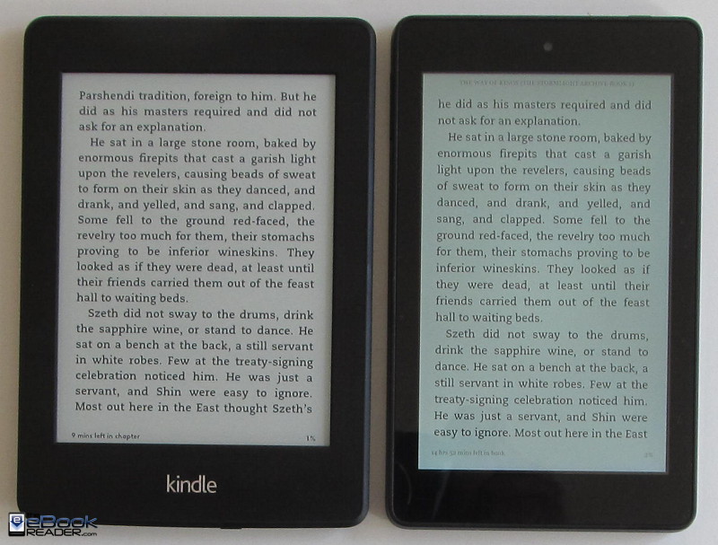 What are the differences between the Kindle and Nook readers?