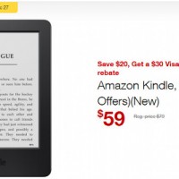 Get a New Kindle for $29 After Rebate Staples Kindle Deal