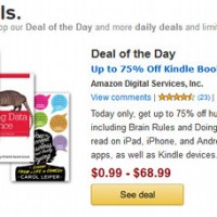 Amazon’s Deal of the Day Takes Up to 75% Off Kindle Books Kindle deals