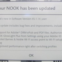 Nook Glowlight Plus Update Adds Adobe DRM Support, Kind of Nook GlowLight Plus Update