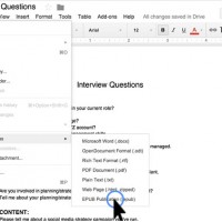 How to Export Google Doc Files as ePub eBooks Export Google Doc Files as ePub eBooks