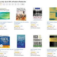 Up to 90% Off Select Kindle eTextbooks Today Only (Big Savings) kindle-etextbooks-sale