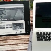 E Ink and Laptops Are a Great Mix in Sunlight (Video) E Ink Laptop Monitor