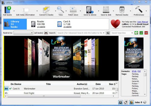 epub reader calibre free download