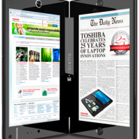 Libretto W100: Toshiba’s Dual Screen eReader? Toshiba Libretto W100