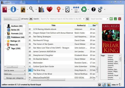 calibre e book management download