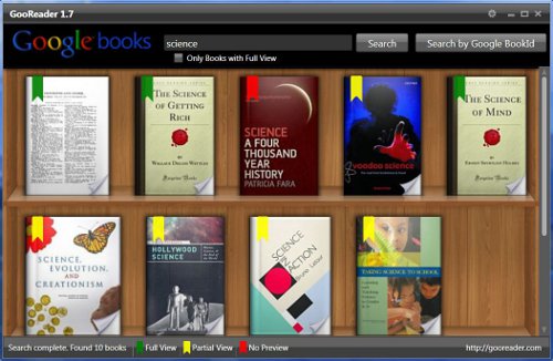 Gooreader Review An App For Google Books The Ebook Reader Blog