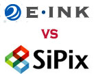 SiPix vs E Ink