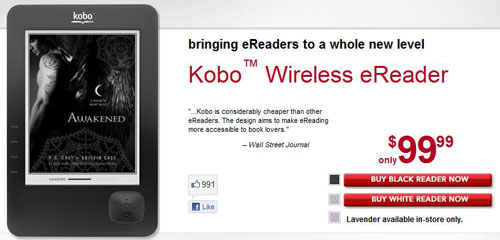 kobo ereader google play books