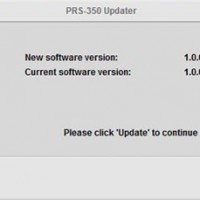 Firmware Update for Sony Reader PRS-650 and PRS-350 Sony PRS-350 Firmware Update