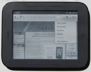 Nook Touch Web Browser