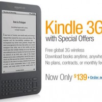 Kindle Price Cut: Kindle 3G with Special Offers Now $139 Kindle 3G with Special Offers