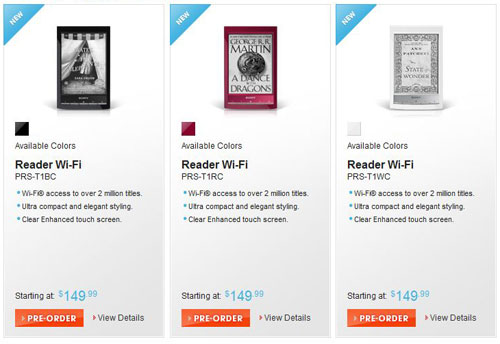 Reader Wi-Fi Pre-Orders