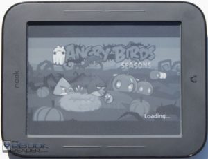 Nook Touch Angry Birds