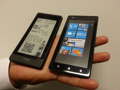 Video Interview With E Ink Shows Off Dual Screen Lcd E Ink