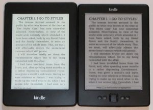 Kindle Paperwhite vs Non-Paperwhite Basic Kindle