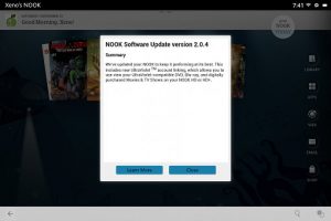 Nook Software Update