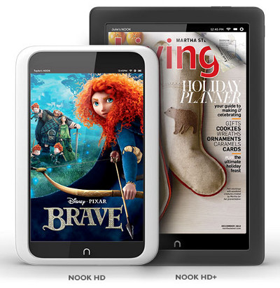 Nook Hd and Nook HD+