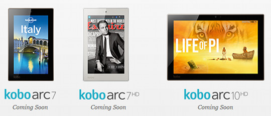 Kobo Arc Tablets