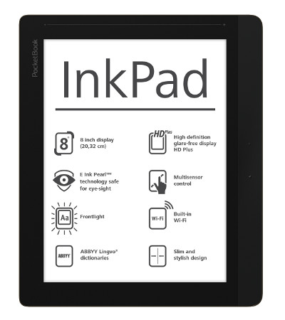 PocketBook InkPad 840 Has 8-inch 1600 x 1200 E Ink Screen | The eBook ...