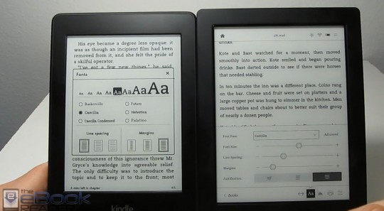 Kindle Paperwhite vs Kobo Aura H2O
