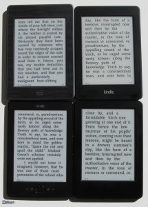 difference between kindle versions