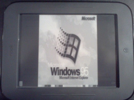 Nook Touch Windows 95