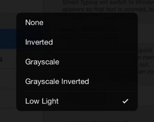 iOS Light Filters