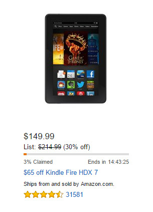 kindle fire deals