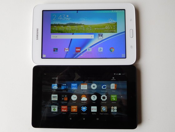 Galaxy Tab E Lite vs Fire Tablet