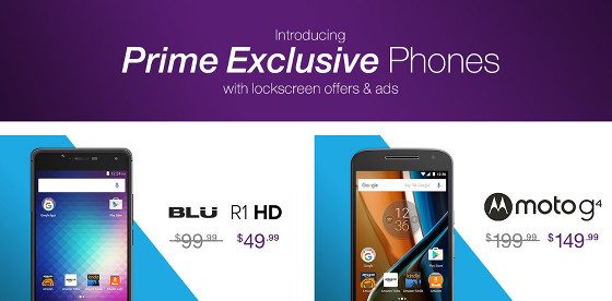 Amazon Prime Exclusive Phones