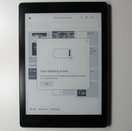 meester Proberen klein Kobo Aura One Suffering from Battery Drain Issue | The eBook Reader Blog