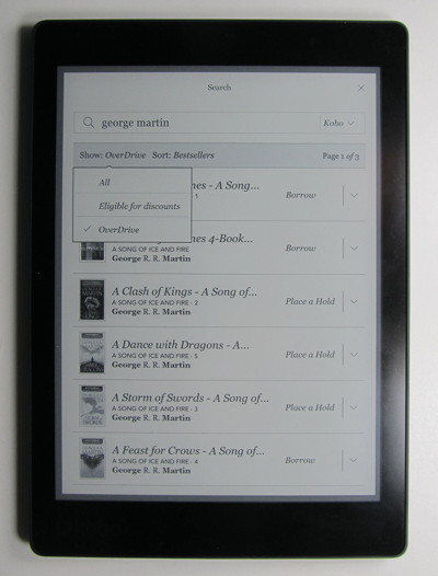 borrow from overdrive sync onto kobo aura edition 2