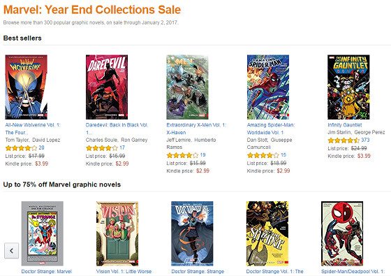 comixology marvel sale