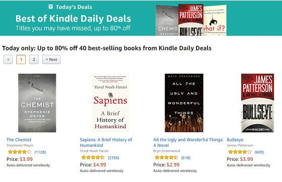 Kindle Daily Deals