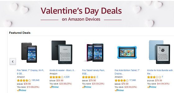 Kindle Deals Valentines