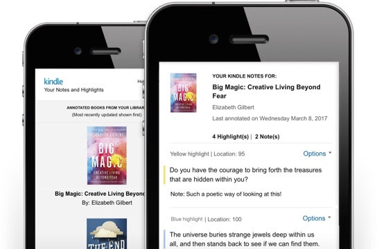 Amazon Adds New Way to Access Kindle Notes and Highlights | The eBook