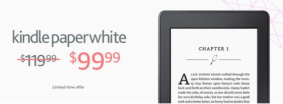 Kindle Paperwhite Sale