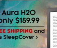 Kobo Aura 2 and 1st Gen Kobo H2O on Sale Kobo Deal