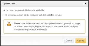 Kindle eBook Updates