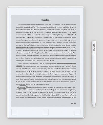 reMarkable The Paper Tablet 10.3 Digital Notepad E-Reader - White