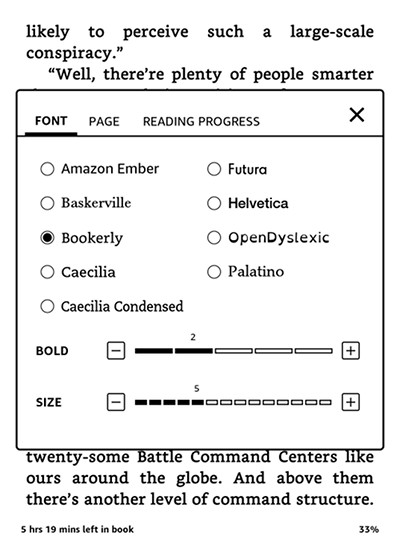 Kindle Software Update Arrives with New Bold and Font Settings | The