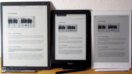 Large eReader Comparison