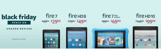 Black Friday Fire Tablets