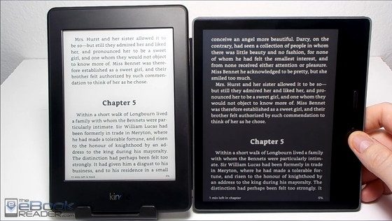 amazon kindle oasis vs paperwhite