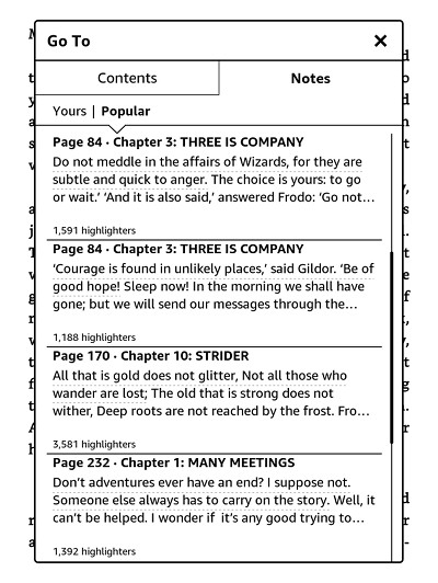 Viewing Popular Highlights On Kindles The Ebook Reader Blog