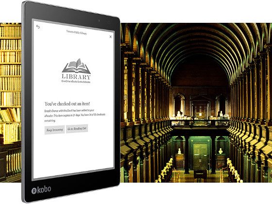 Borrow eBooks from the public library using your Kobo eReader