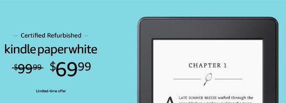 Kindle Paperwhite Refurbished